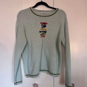 Vintage fish sweater